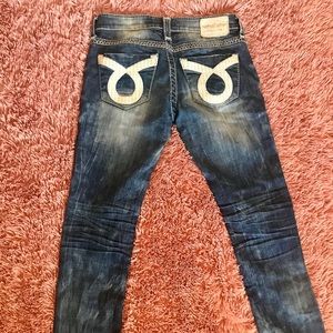 Distressed Big Star “Janae” Boot Cut Jeans
